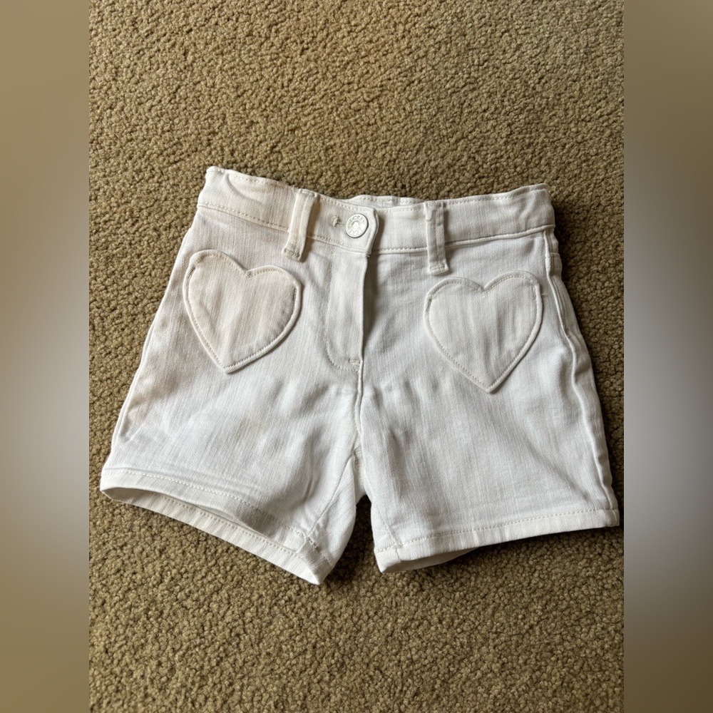 Jcrew kids heart pocket shorts 3T